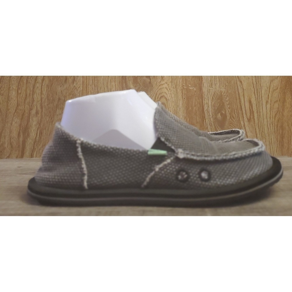 Sanuk Vagabond Sidewalk‎ Surfer Slip On Shoes Men's Size 5 Gray